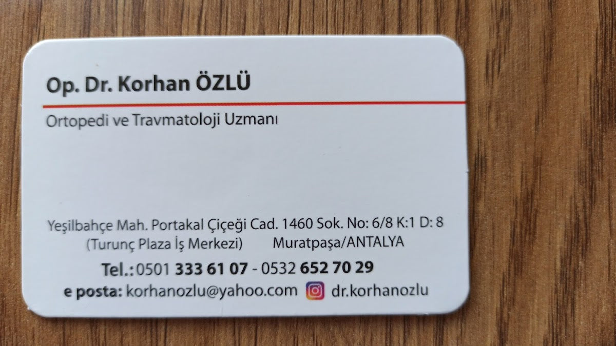 Opr.Dr. Korhan ÖZLÜ Ortopedi ve Travmatoloji Muayenehanesi — Dr.Visor photo 4