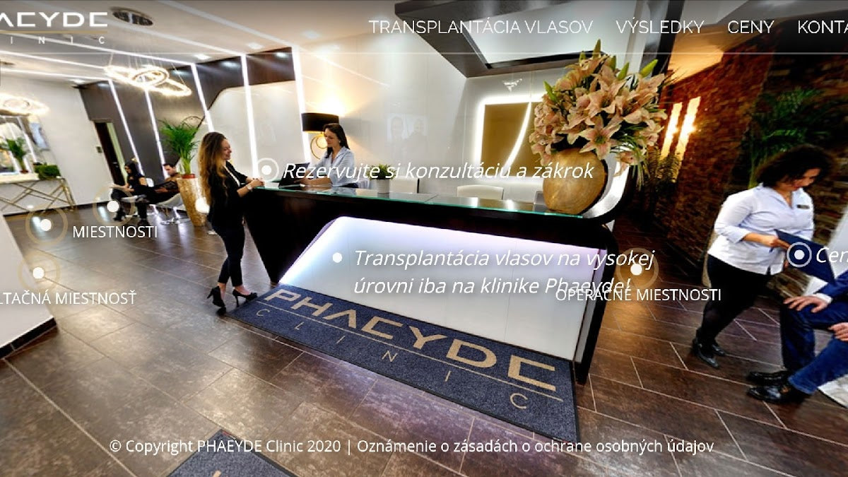 Transplantace Vlasů Praha - PHAEYDE Clinic - Hair Transplant clinic in Czechia, Hungary