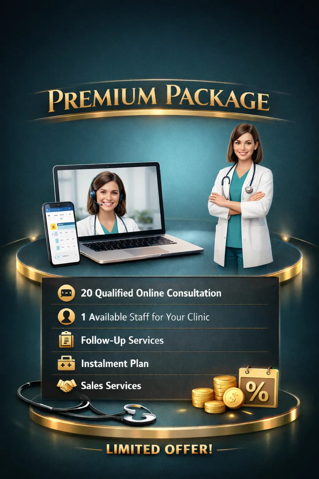 Premium Membership Ads Campaign Package Dr.Visor